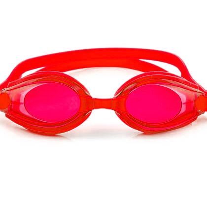 gafas de bucear rojas